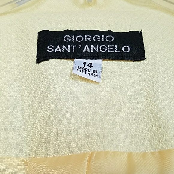 NWOT Yellow Blazer/suit jacket size 14/xl - Picture 3 of 8